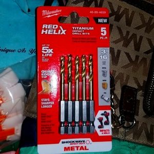 *Brand New* Titanium impact drill bits